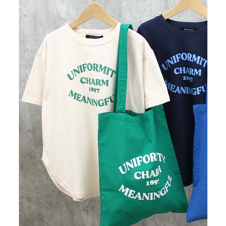 8-5アイボリー | エコバッグ付き Tシャツ キッズ | ZI-ON