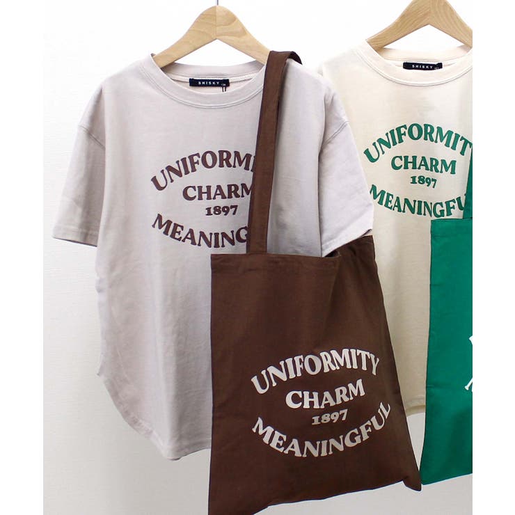 8-6ベージュ | エコバッグ付き Tシャツ キッズ | ZI-ON