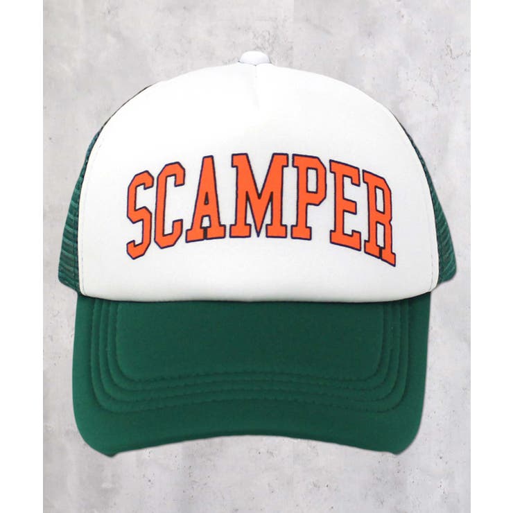 20-1ホワイト×グリーン | メッシュキャップ キッズ 帽子 | ZI-ON