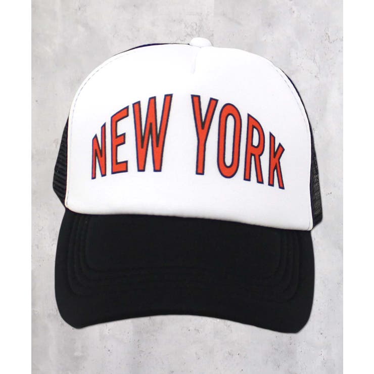 20-19ホワイト×ブラック | メッシュキャップ キッズ 帽子 | ZI-ON