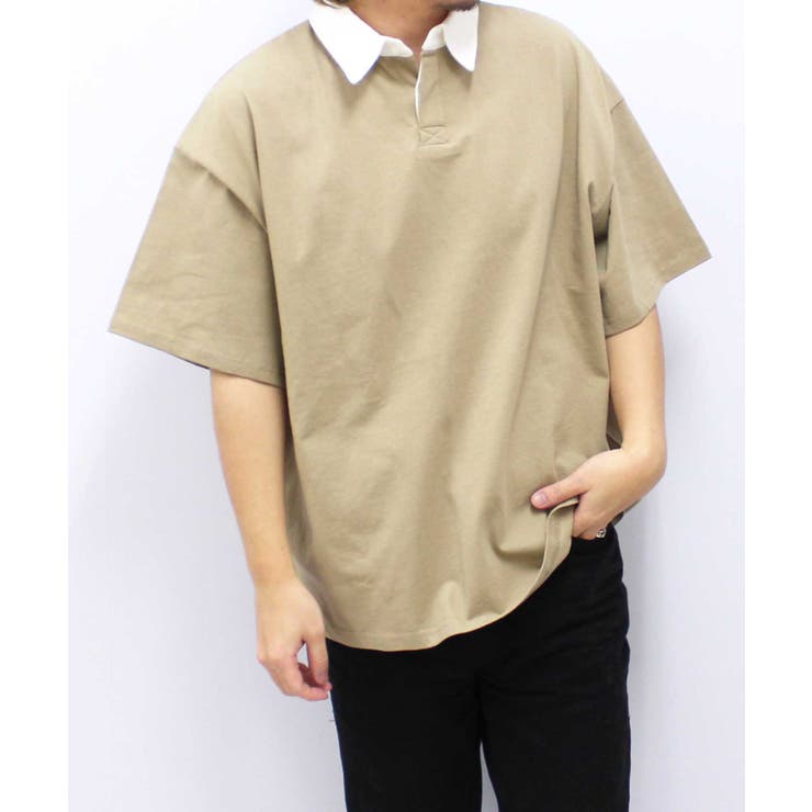 メンズ ラガーシャツ 半袖[品番：ZONK0006822]｜ZI-ON（ジーオン）の 