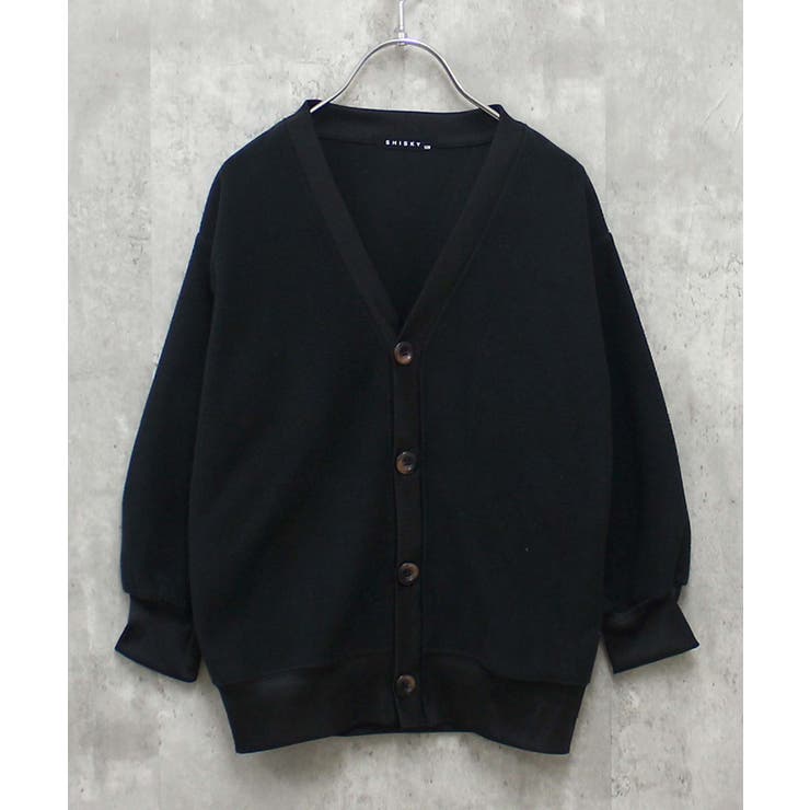 フリースBIGカーディガン キッズ 長袖[品番：ZONK0006924]｜ZI
