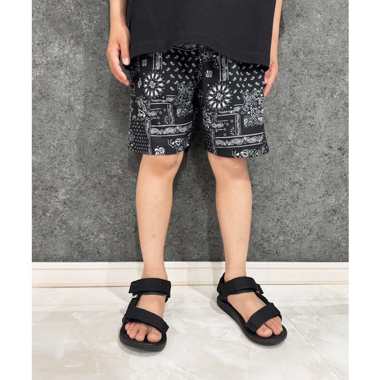 ネオンカラーハーフパンツ キッズ 子供服[品番：ZONK0007024