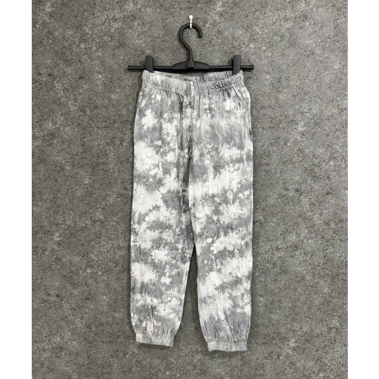 6-1グレー | タイダイワイドパンツ キッズ バルーンパンツ | ZI-ON