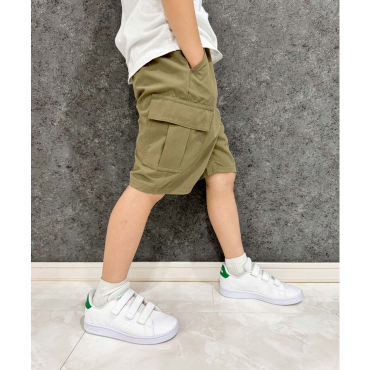 シャカシャカイージーカーゴハーフパンツ キッズ カーゴパンツ