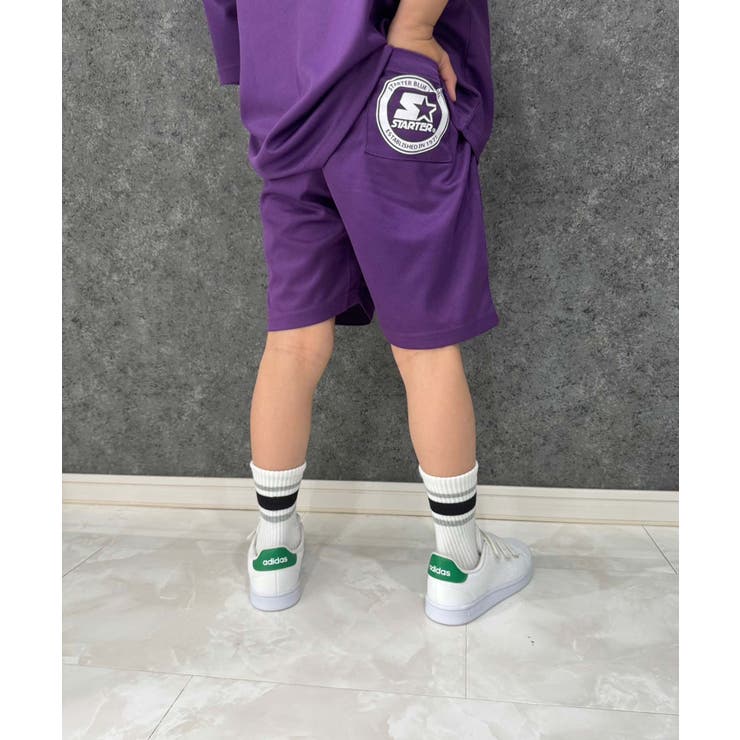 8-6パープル/B | STARTER ドライハーフパンツ キッズ | ZI-ON