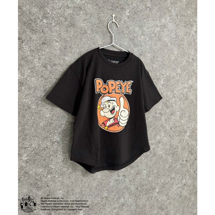 BABYL Tシャツ I×D×Z Sサイズ POPEYE オーバーサイズTシャツ キッズ[品番：ZONK0007006]｜ZI