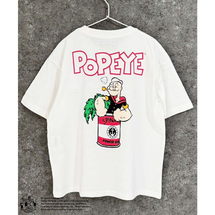 POPEYE オーバーサイズTシャツ キッズ[品番：ZONK0007007]｜ZI