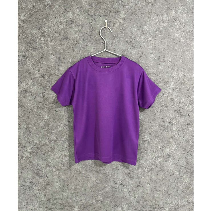 8-5パープル | ドライTシャツ キッズ 子供服 | ZI-ON