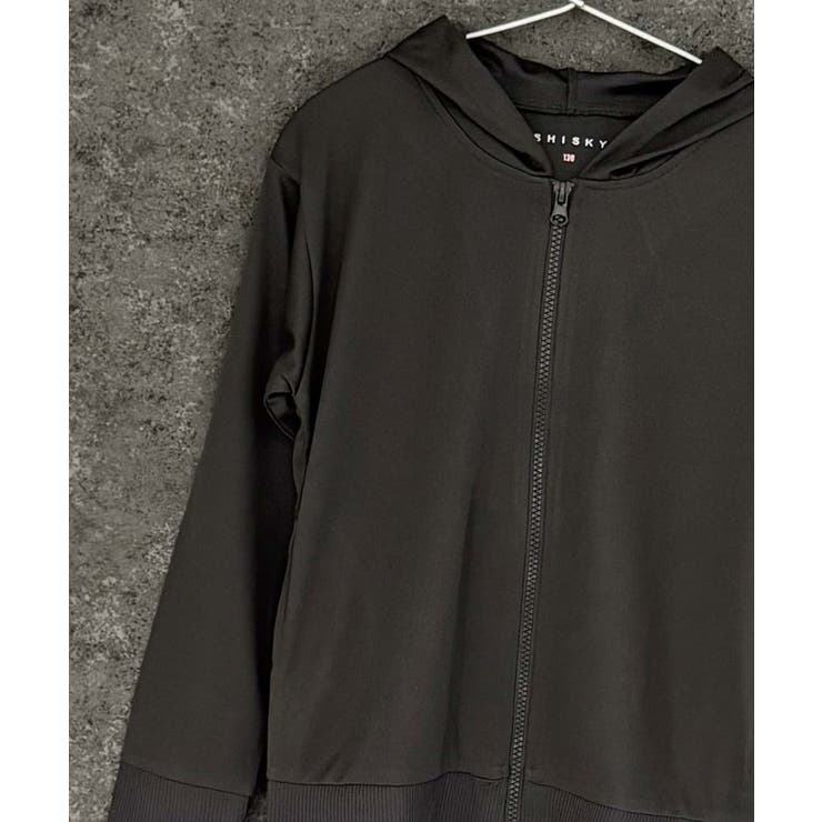 8-7チャコール | UVカット ドライジップパーカー キッズ | ZI-ON