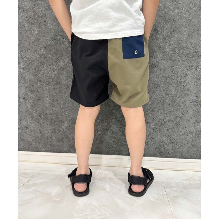 10-8ニュートープ×ブラック | SHISKY 水陸両用ハーフパンツ キッズ | ZI-ON