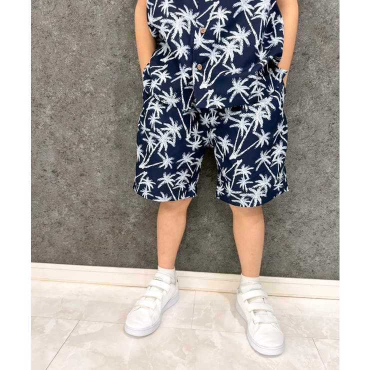 豊富なギフト 接触冷感アロハショーツ キッズ 子供服[品番：ZONK0007020]｜ZI パンツ