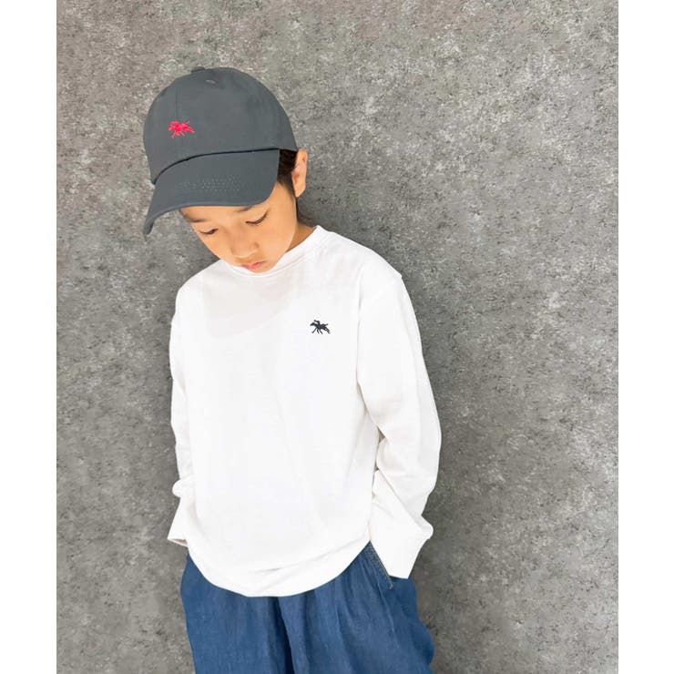 8-1オフホワイト | POLOCHAMPS ポロチャンプスロングスリーブTシャツ キッズ | ZI-ON