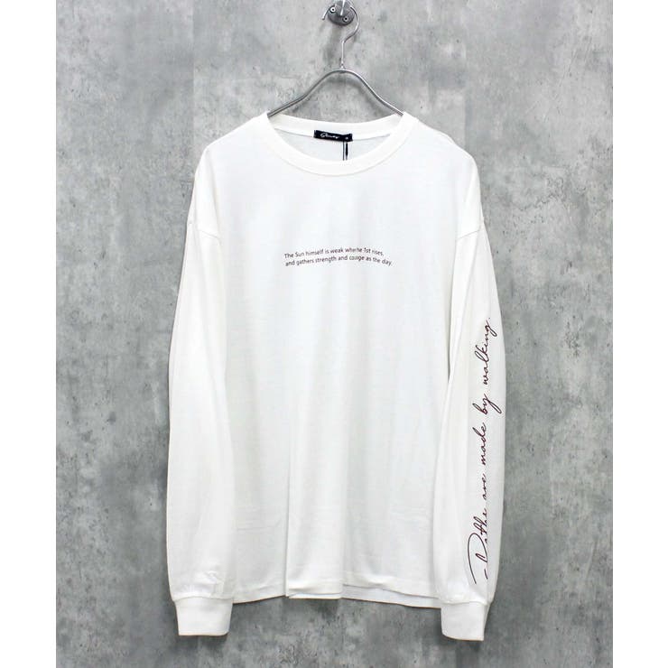 楽天市場】【送料無料】バックプリントBIGロンT フロント＆袖プリントBIGロンT メンズ 長袖 Tシャツ ティーシャツ クルーネック  ビッグシルエット オーバーサイズ ゆったり 大きめ プリント ロゴ シスキー SHISKY カジュアル ストリート シンプル M L XL  「844-12 