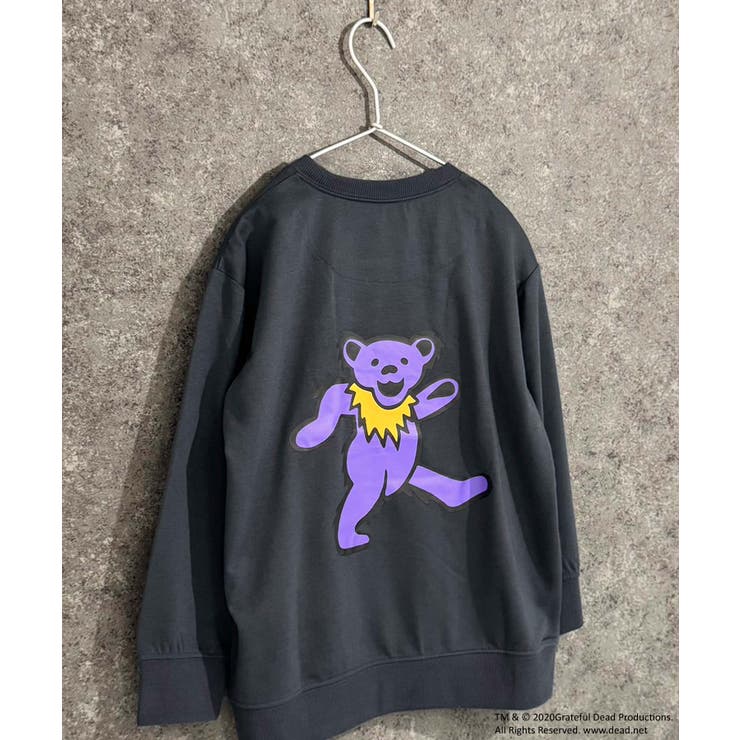 16-12チャコール/C | GRATEFULDEAD 裏毛 トレーナー | ZI-ON