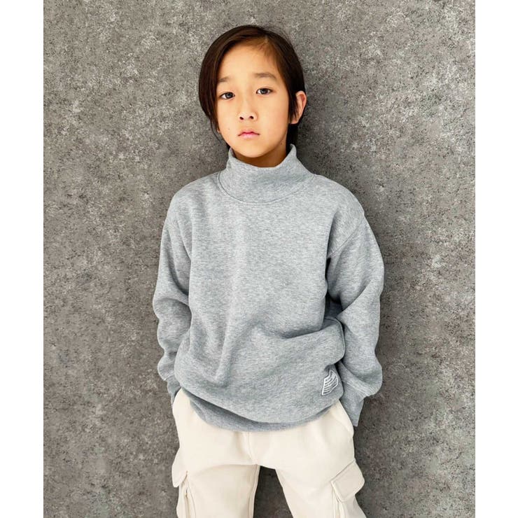 冬服　まとめ売り　トレーナー　ボトムス　アウター　裏起毛　起毛　110サイズ オーバーサイズタートルネック裏起毛トレーナー キッズ 子供服