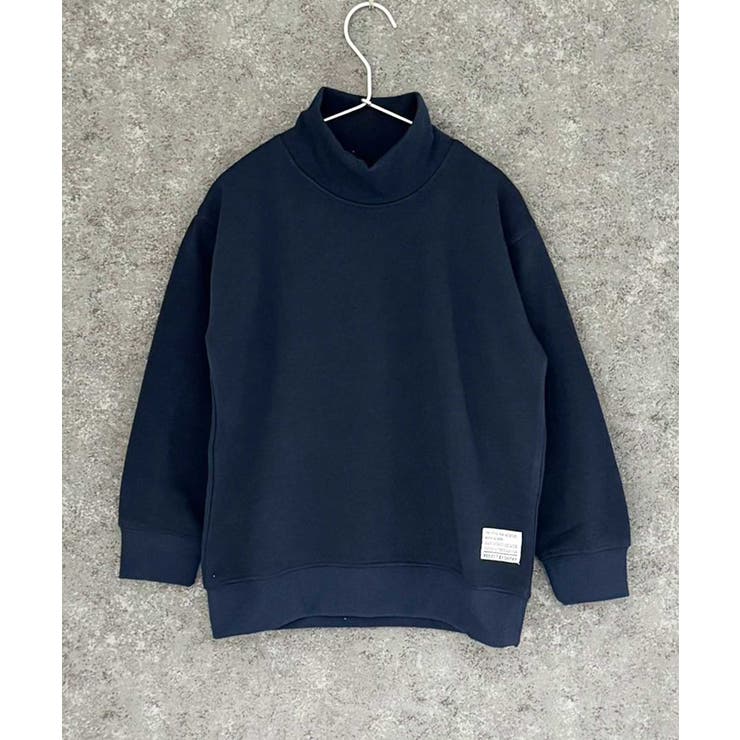 オーバーサイズタートルネック裏起毛トレーナー キッズ 子供服