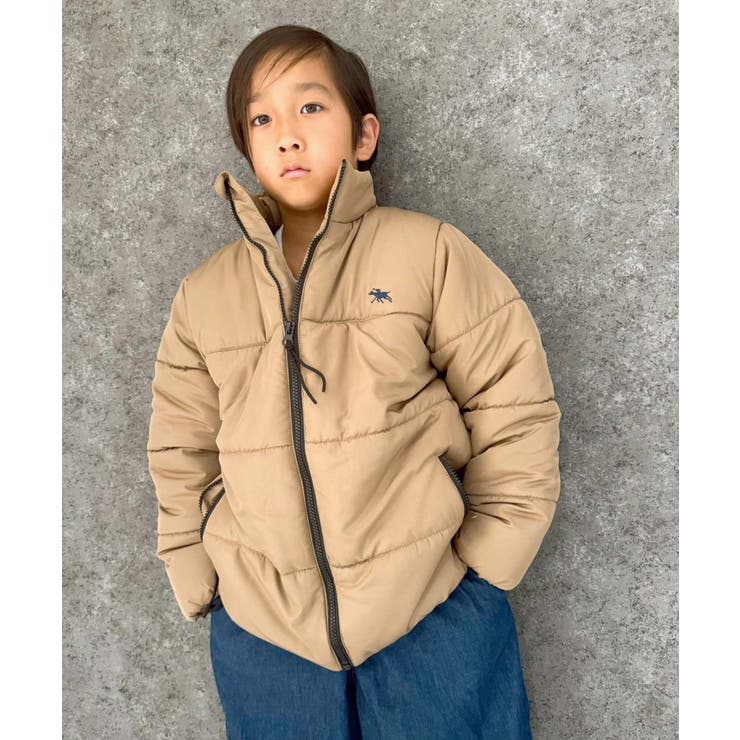 POLOCHAMPS スタンドカラーフェイクダウンジャケット  キッズ[品番：ZONK0007108]｜ZI-ON（ジーオン）のキッズファッション通販｜SHOPLIST（ショップリスト）