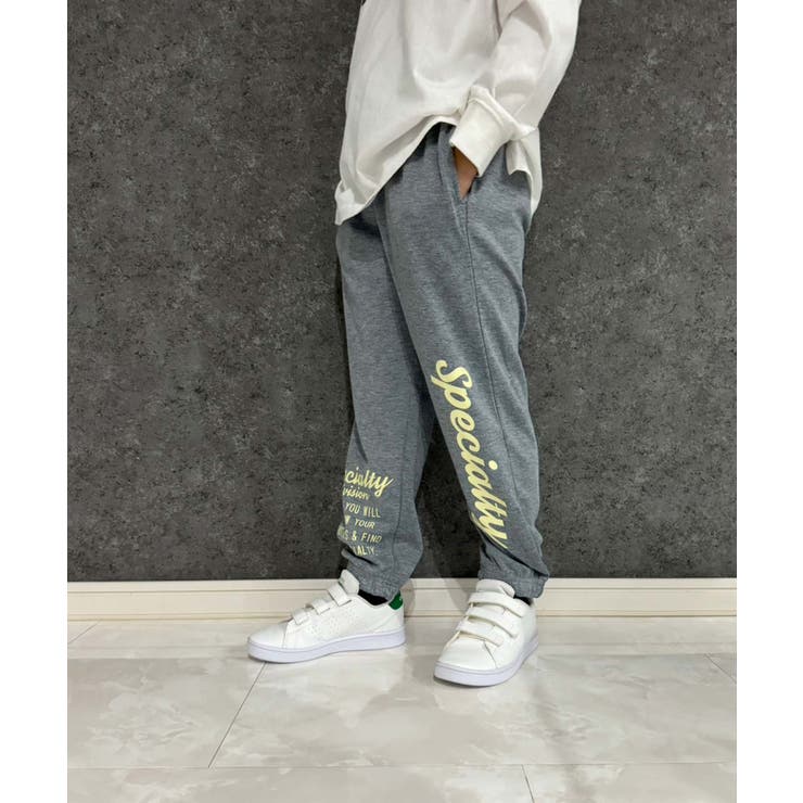 プリントスウェットパンツ キッズ 長ズボン[品番：ZONK0007124