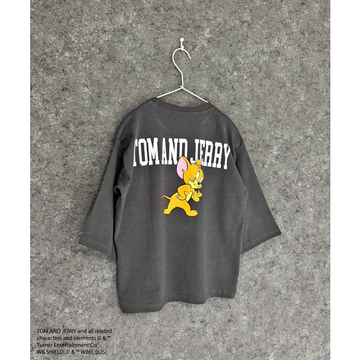 16-12チャコール/C | TOM&JERRY BIGロンT キッズ | ZI-ON