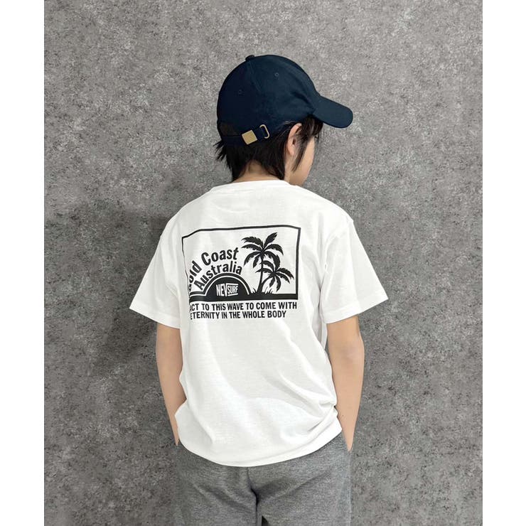 8-5オフホワイト/B | NEVSURF Tシャツ キッズ | ZI-ON