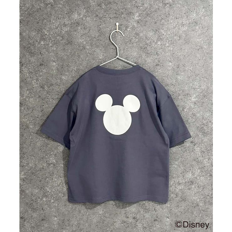 6-5チャコール | MICKEY MOUSE オーバーサイズＴシャツ | ZI-ON