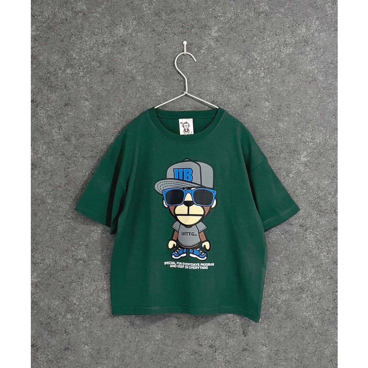 UITTG オーバーサイズTシャツ キッズ[品番：ZONK0007153]｜ZI-ON