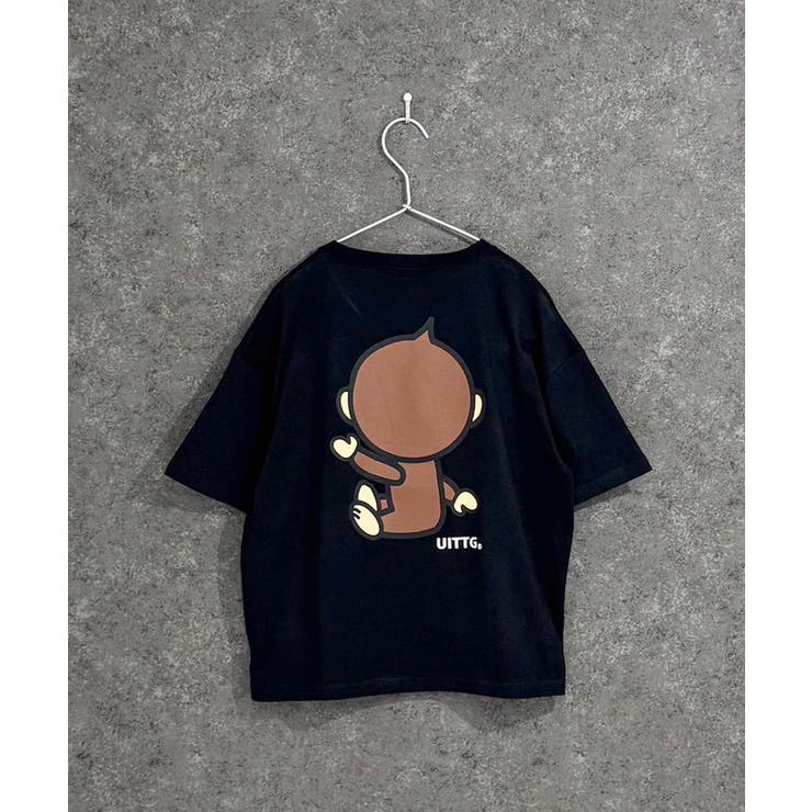 UITTG オーバーサイズTシャツ キッズ[品番：ZONK0007153]｜ZI-ON