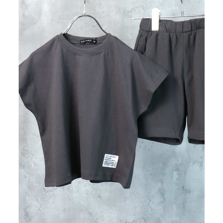 6-5チャコール | ノースリーブセットアップ 上下セット キッズ | ZI-ON