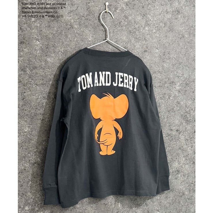 8-4チャコール/A | TOM&JERRY トム＆ジェリー ロンT | ZI-ON