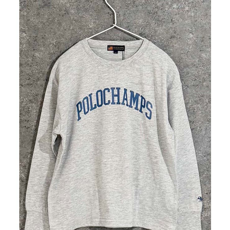 8-2杢グレー/A | POLOCHAMPS ロンT ポロチャンプス | ZI-ON