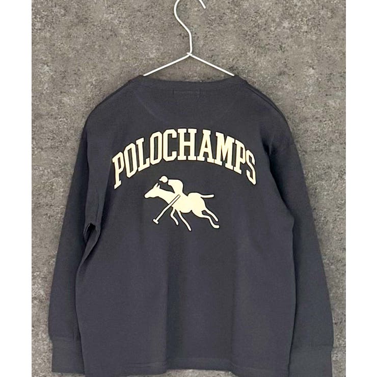 8-8チャコール/B | POLOCHAMPS ロンT ポロチャンプス | ZI-ON