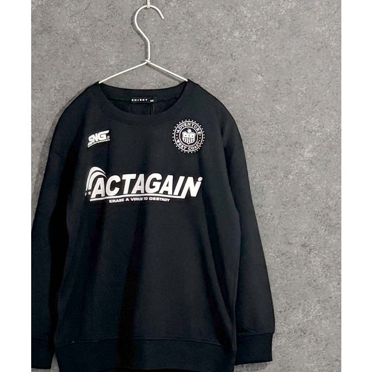 9-3ブラック/A | ミニ裏毛 トレーナー キッズ | ZI-ON