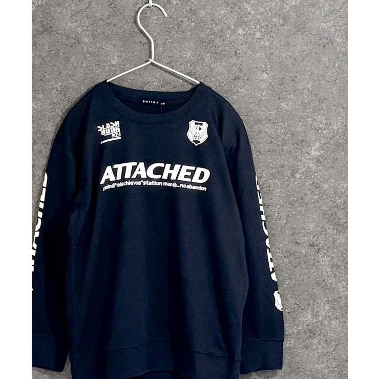 9-8ネイビー/C | ミニ裏毛 トレーナー キッズ | ZI-ON