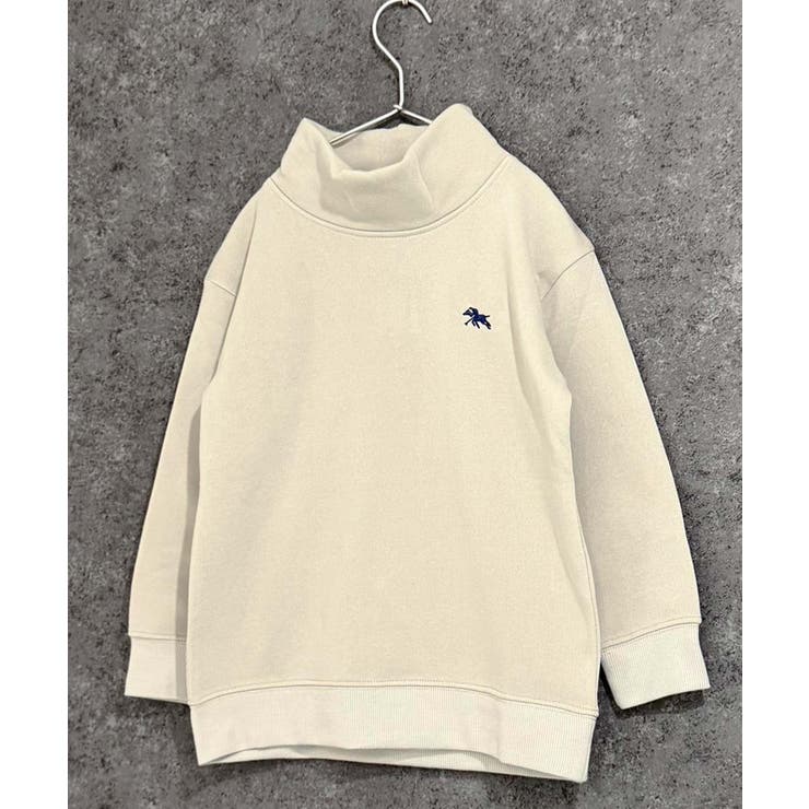 6-1G/ベージュ | POLOCHAMPS ハイネック裏起毛トレーナー キッズ | ZI-ON