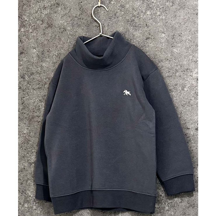 6-5チャコール | POLOCHAMPS ハイネック裏起毛トレーナー キッズ | ZI-ON