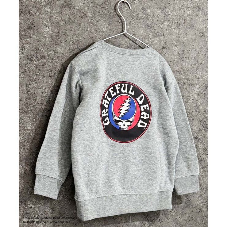 8-2杢グレー/A | GRATEFULDEAD 裏起毛トレーナー グレイトフルデッド | ZI-ON