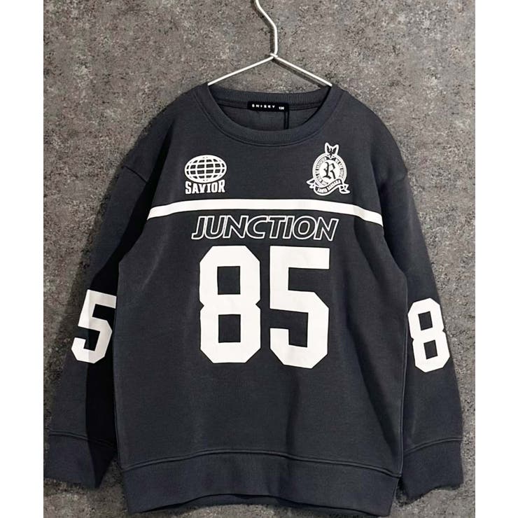 6-5チャコール/B | 裏起毛トレーナー キッズ 子供服 | ZI-ON