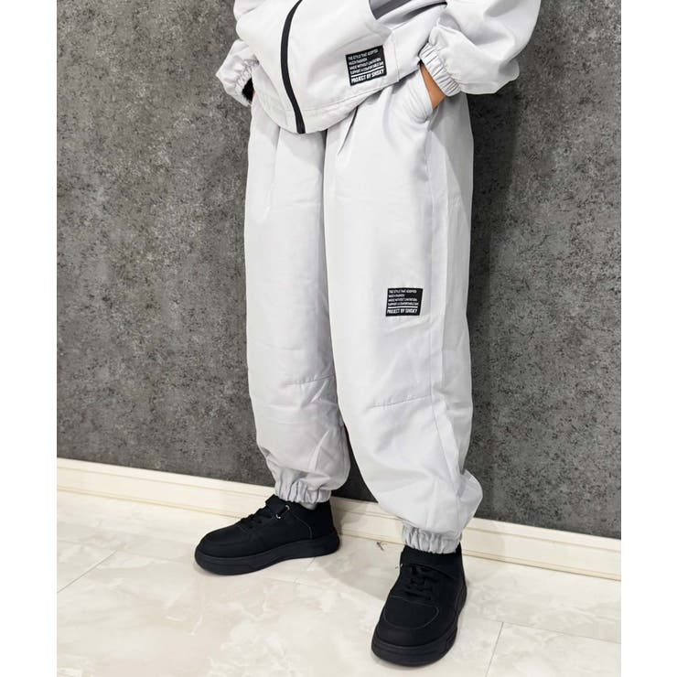 4-1グレー | 裏メッシュ パラシュートパンツ キッズ | ZI-ON