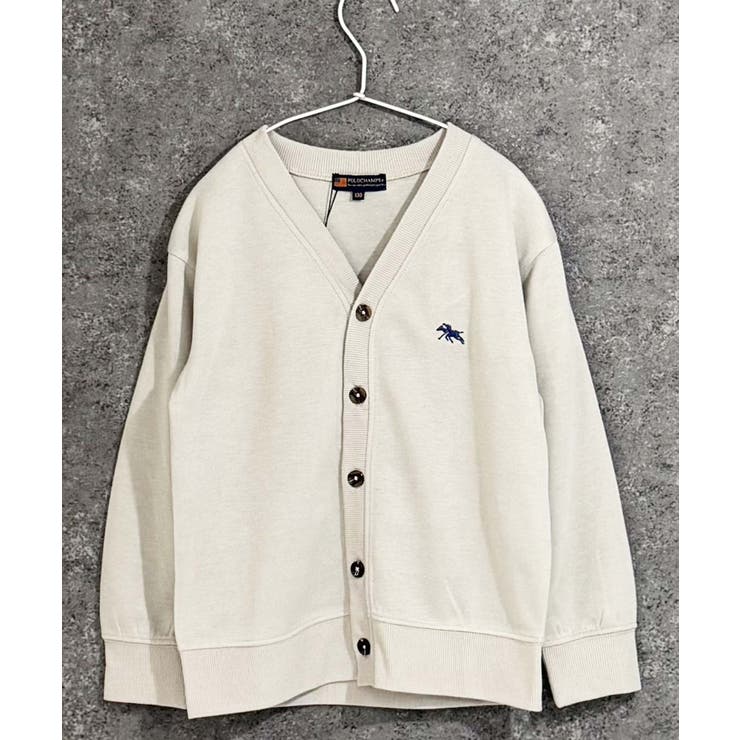 5-1G/ベージュ | POLOCHAMPS カーディガン ポロチャンプス | ZI-ON