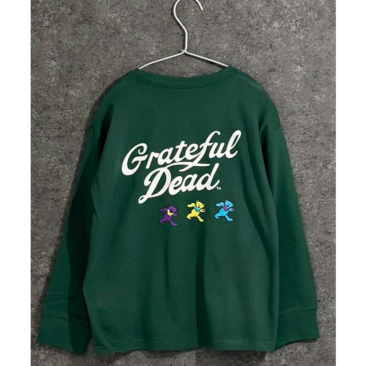 8-3D/グリーン/A | GRATEFULDEAD オーバーサイズ ロンT | ZI-ON