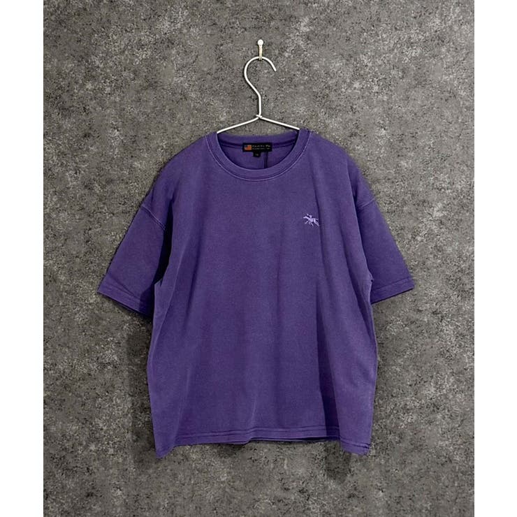 5-2パープル | POLOCHAMPS ピグメント染め 半袖Tシャツ | ZI-ON