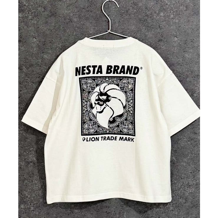 16-13オフホワイト/D | NESTA オーバーサイズTシャツ キッズ | ZI-ON