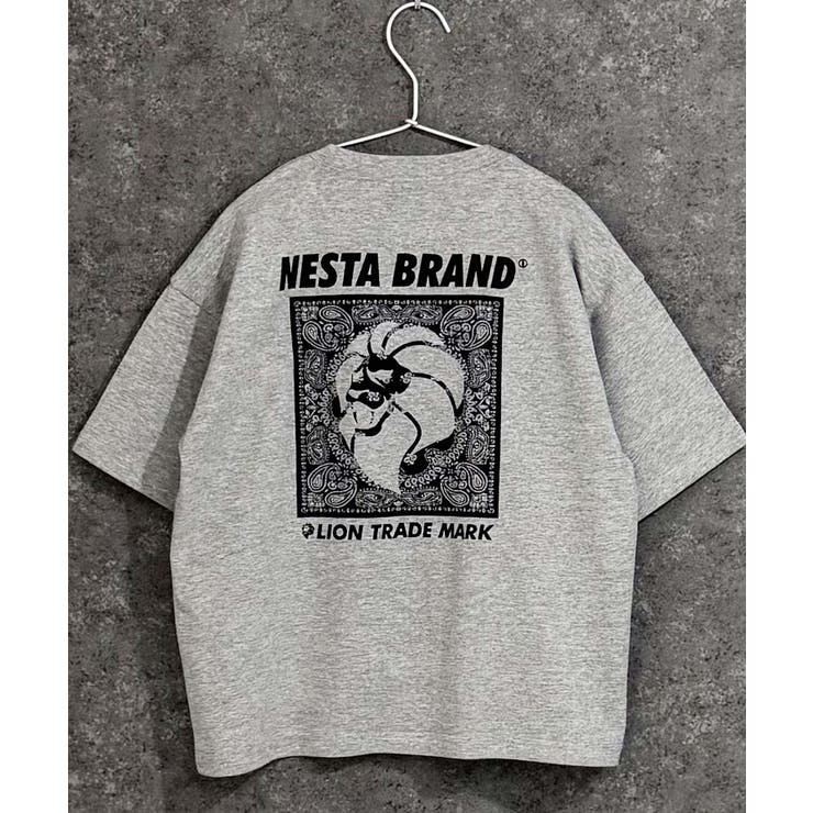 16-14杢グレー/D | NESTA オーバーサイズTシャツ キッズ | ZI-ON