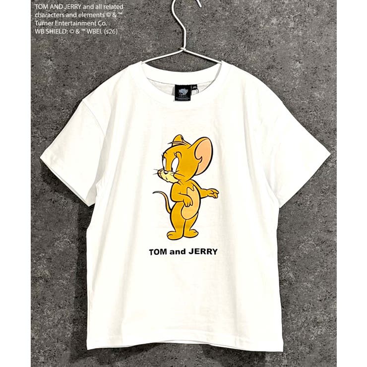 8-1オフホワイト/A | TOM&JERRY プリントTシャツ キッズ | ZI-ON