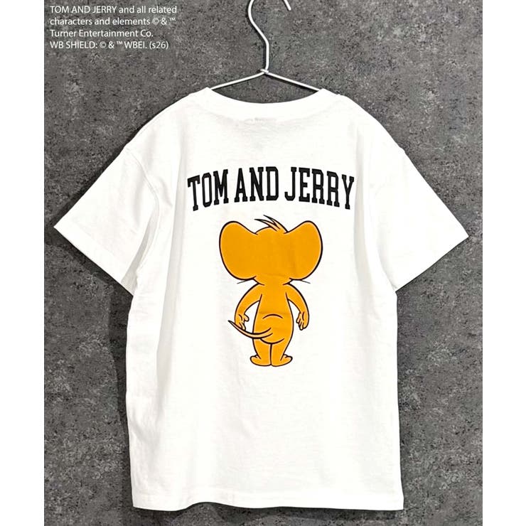 8-5オフホワイト/B | TOM&JERRY プリントTシャツ キッズ | ZI-ON