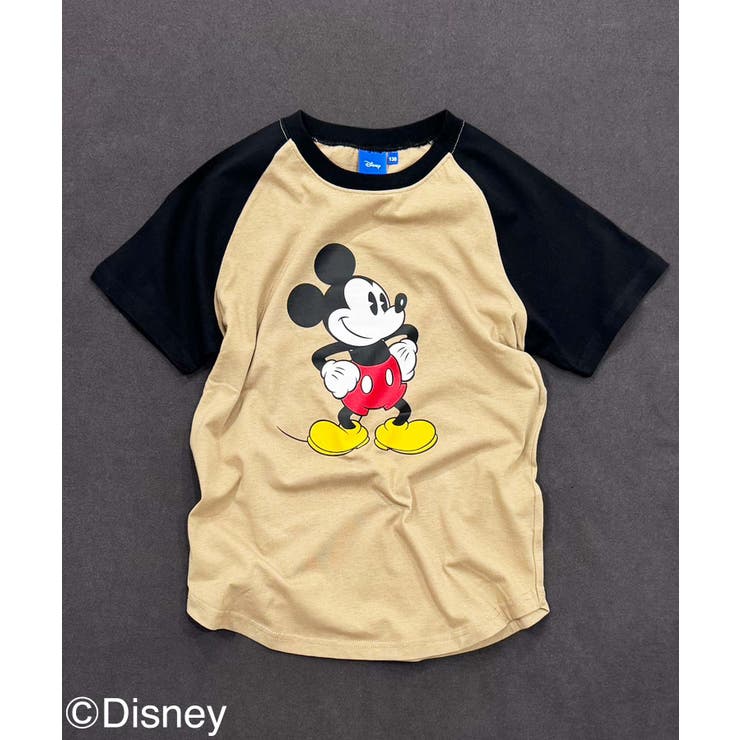 8-4ベージュ×ブラック/A | MICKEY MOUSE ミッキー | ZI-ON