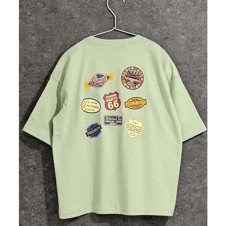 9-2ミント/A | ステッカーデザイン 半袖Tシャツ キッズ | ZI-ON
