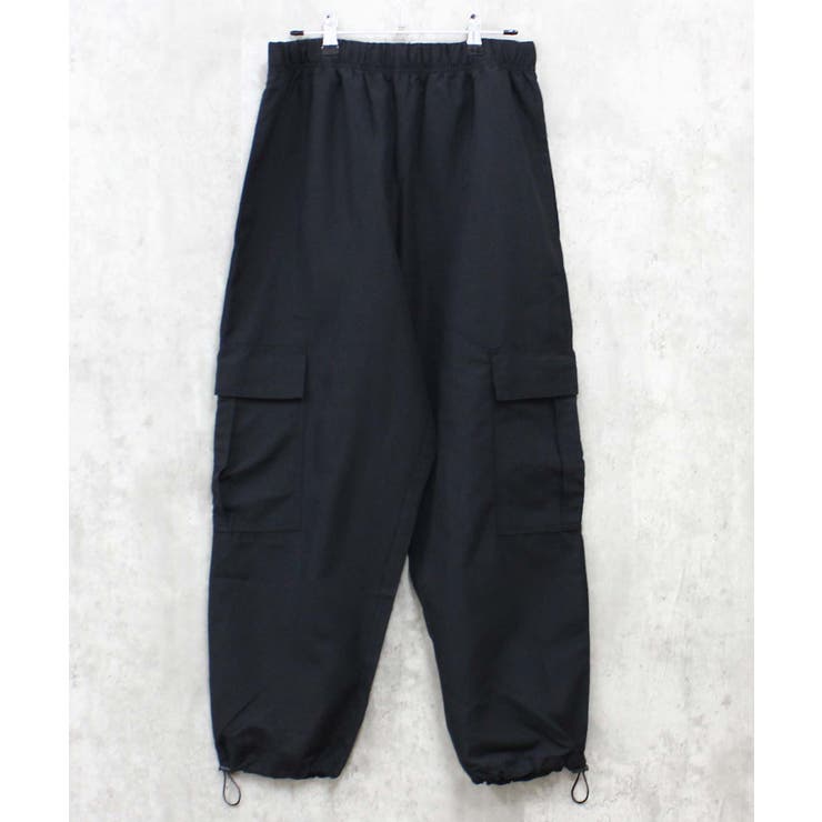 5-5ブラック | バルーンカーゴパンツ メンズ ユニセックス | ZI-ON