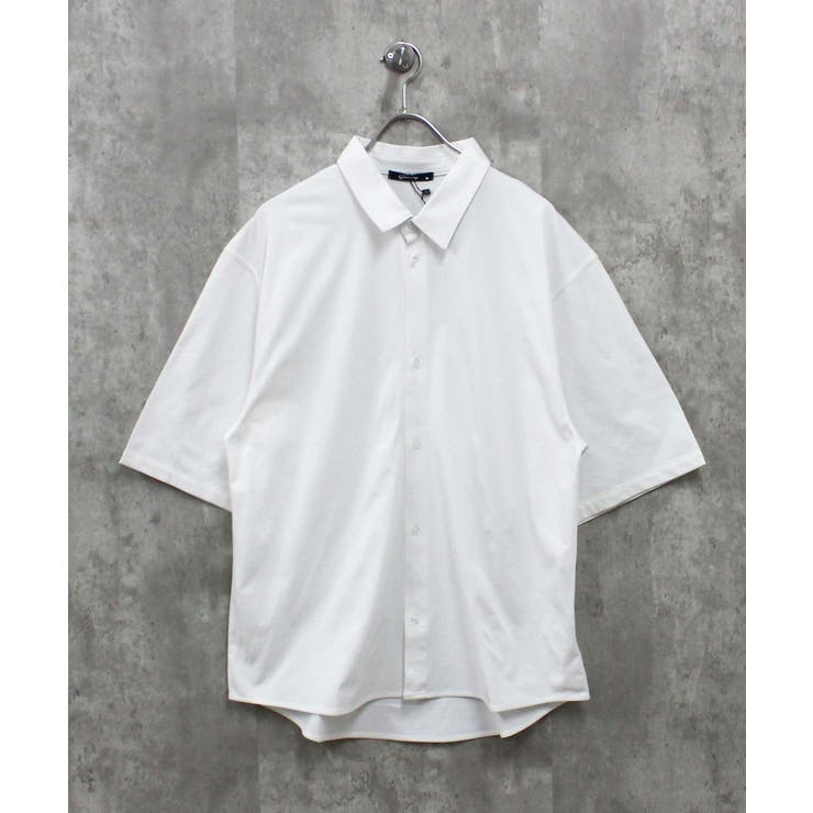 5-1オフホワイト | マルチファンクション BIGシャツ メンズ | ZI-ON